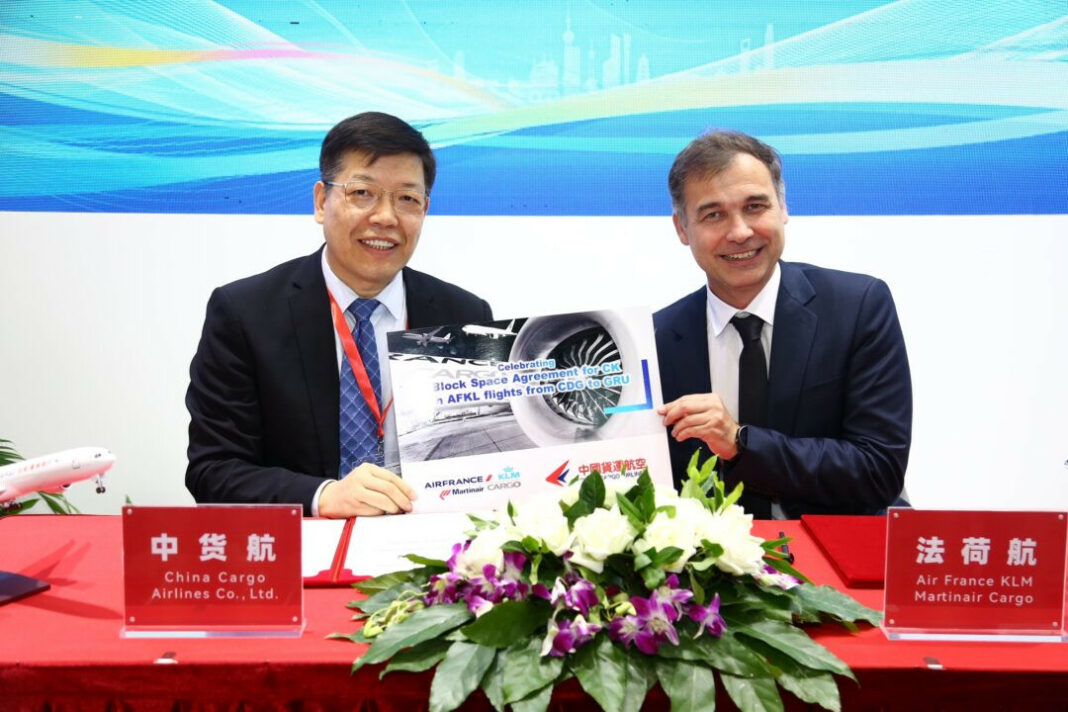 Air France KLM Martinair Cargo and China Cargo Airlines strengthen partnership with new Block Space Agreement